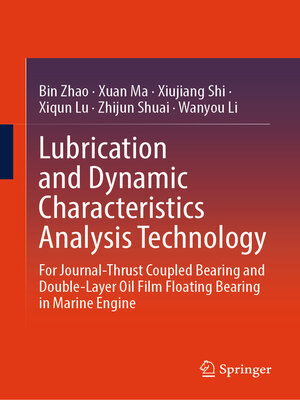 cover image of Lubrication and Dynamic Characteristics Analysis Technology